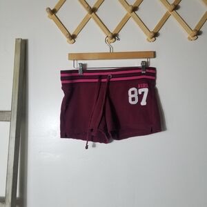 AEROPOSTALE WOMEN'S MAROON SHORTS SIZE MEDIUM